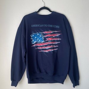 Navy blue America Crewneck